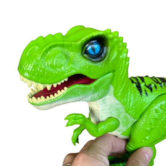 Robo Alive T-Rex Dinosaur Robotic Toy Green Walking Growling Tyrannosaurus Zuru - Picture 1 of 13